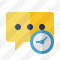 Comment Clock Icon