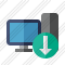 Computer Download Icon