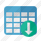 Database Table Download Icon