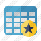 Database Table Star Icon