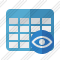 Database Table View Icon