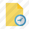 Document Blank 2 Clock Icon