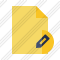 Document Blank 2 Edit Icon