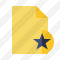 Document Blank 2 Star Icon