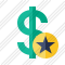 Dollar Star Icon