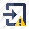 Enter Warning Icon