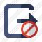 Exit Block Icon