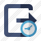 Exit Clock Icon