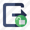 Exit Unlock Icon