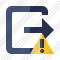 Exit Warning Icon