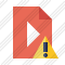 File Movie Warning Icon