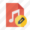 File Music Edit Icon