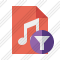 File Music Filter Icon
