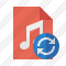 File Music Refresh Icon