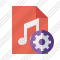 File Music Settings Icon