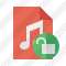 File Music Unlock Icon