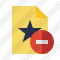 File Star Stop Icon