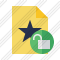 File Star Unlock Icon