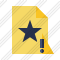 File Star Warning Icon