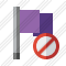 Flag Purple Block Icon