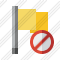 Flag Yellow Block Icon