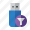 Flash Drive Filter Icon