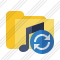 Folder Music Refresh Icon