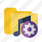 Folder Music Settings Icon