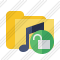 Folder Music Unlock Icon