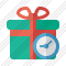 Gift Clock Icon