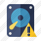 Hard Drive Warning Icon