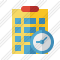 Hotel Clock Icon