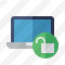 Laptop Unlock Icon