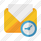 Mail Read Clock Icon