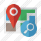 Map Location Search Icon