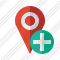 Map Pin Add Icon