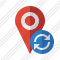 Map Pin Refresh Icon