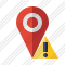 Map Pin Warning Icon