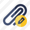 Paperclip Edit Icon