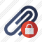 Paperclip Lock Icon