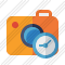 Photocamera Clock Icon