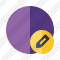 Point Purple Edit Icon