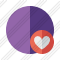 Point Purple Favorites Icon