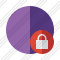 Point Purple Lock Icon