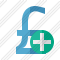 Pound Add Icon