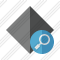 Rhombus Dark Search Icon