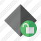 Rhombus Dark Unlock Icon