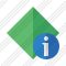 Rhombus Green Information Icon