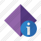 Rhombus Purple Information Icon