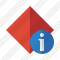 Rhombus Red Information Icon